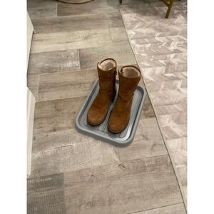 Authentic UGG Classic Luxe Abree Short Suede Shearling-Lined Boots